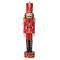 Haute Decor 37" Dark Red & Gold Decorative Christmas Nutcracker